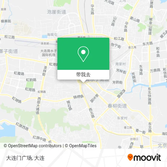 大连门广场地图