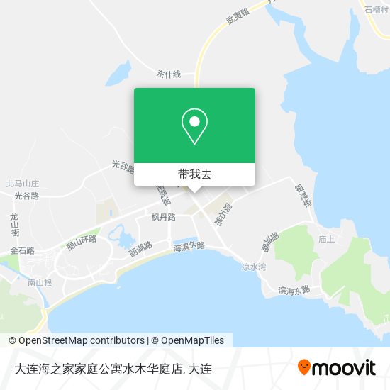 大连海之家家庭公寓水木华庭店地图