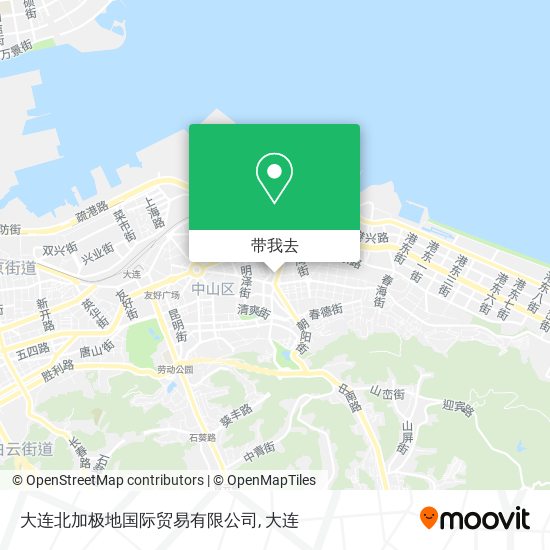 大连北加极地国际贸易有限公司地图