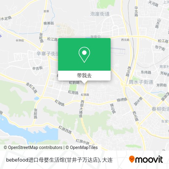 bebefood进口母婴生活馆(甘井子万达店)地图