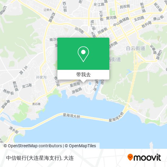 中信银行(大连星海支行)地图