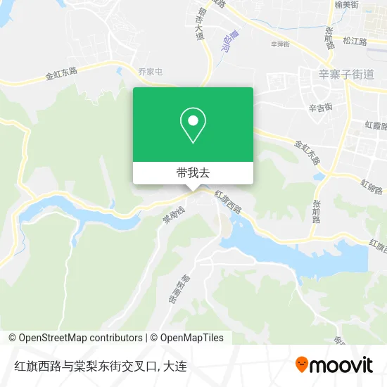 红旗西路与棠梨东街交叉口地图