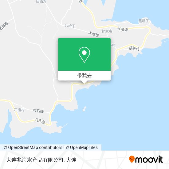 大连兆海水产品有限公司地图