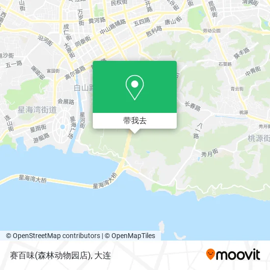 赛百味(森林动物园店)地图