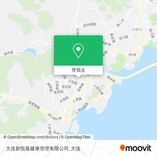 大连新悦嘉健康管理有限公司地图