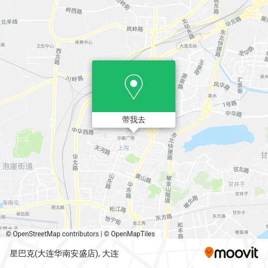 星巴克(大连华南安盛店)地图