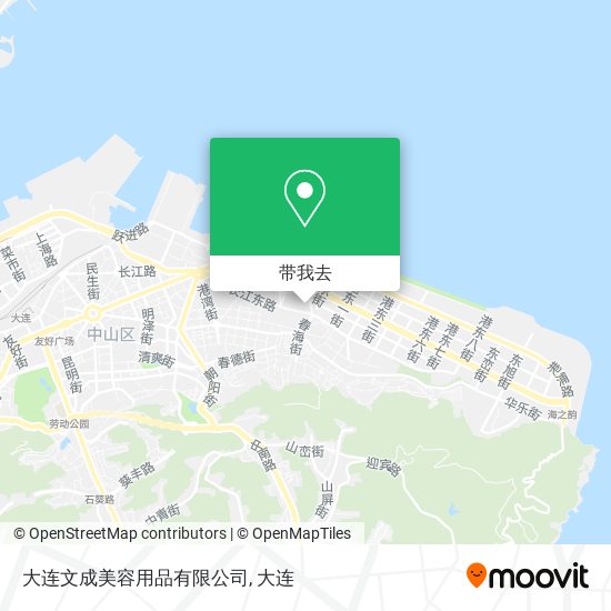 大连文成美容用品有限公司地图
