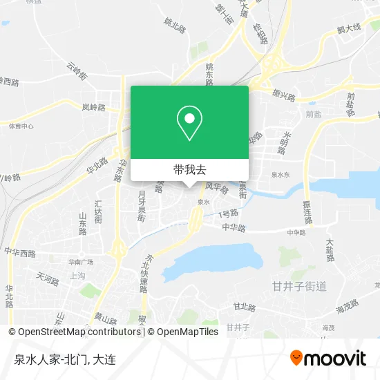 泉水人家-北门地图