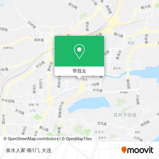 泉水人家-南1门地图