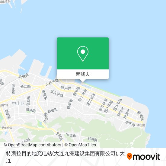 特斯拉目的地充电站(大连九洲建设集团有限公司)地图