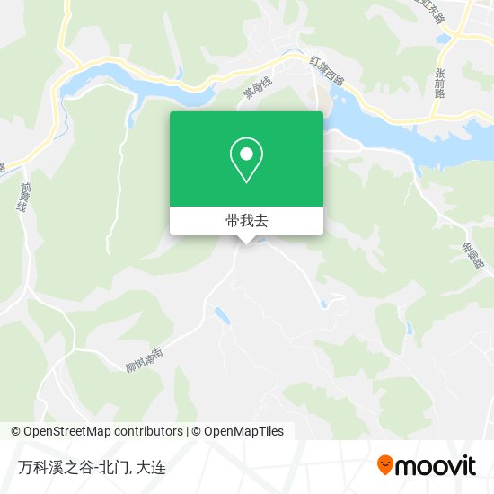万科溪之谷-北门地图