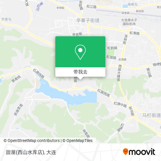 甜屋(西山水库店)地图