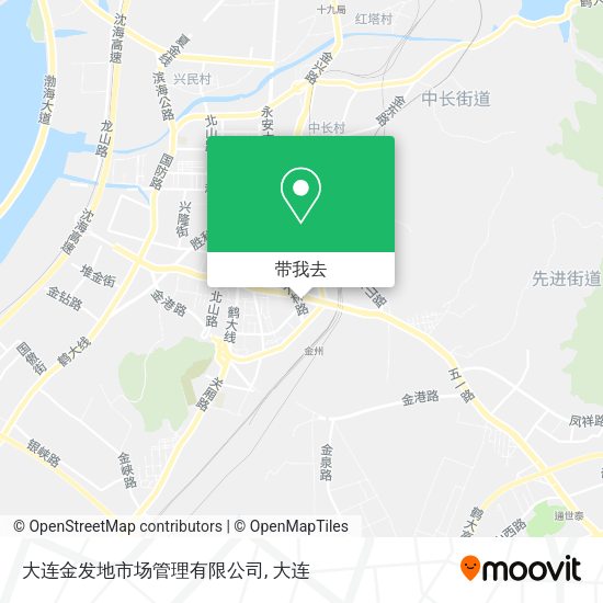 大连金发地市场管理有限公司地图