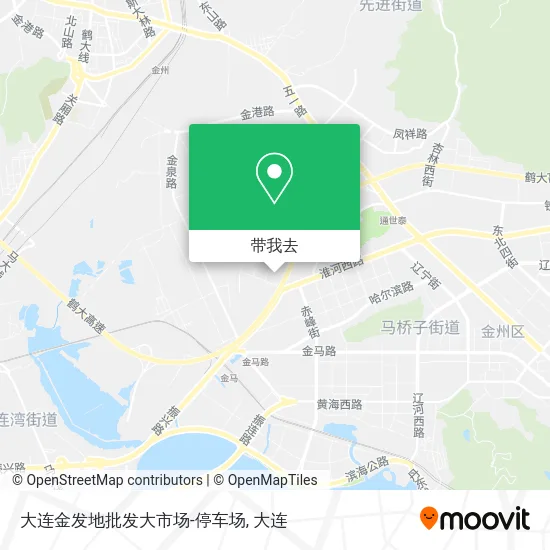 大连金发地批发大市场-停车场地图