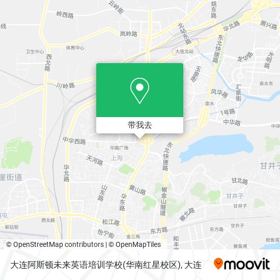 大连阿斯顿未来英语培训学校(华南红星校区)地图