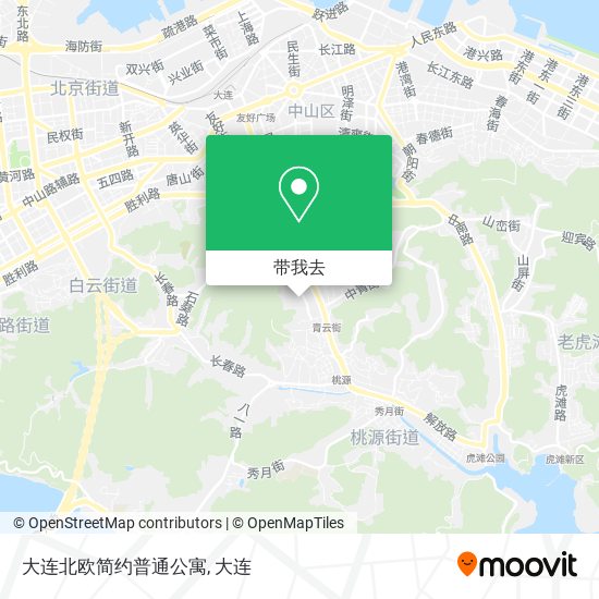 大连北欧简约普通公寓地图