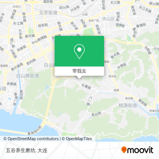 五谷养生磨坊地图