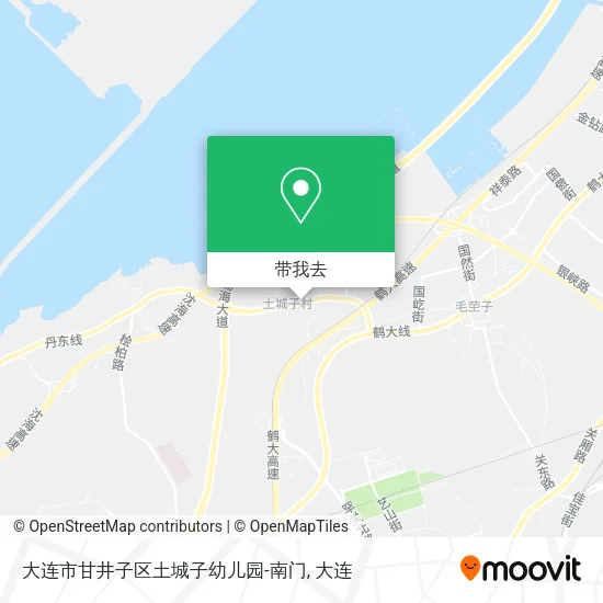 大连市甘井子区土城子幼儿园-南门地图