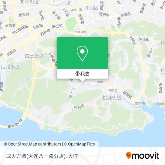 成大方圆(大连八一路分店)地图