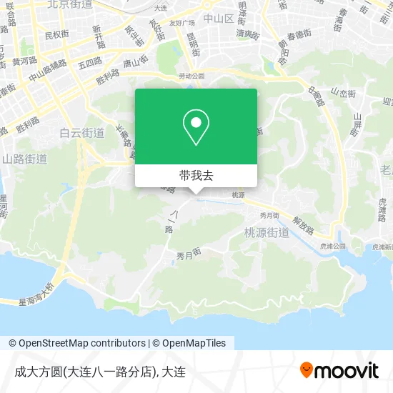 成大方圆(大连八一路分店)地图