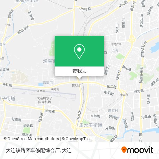 大连铁路客车修配综合厂地图