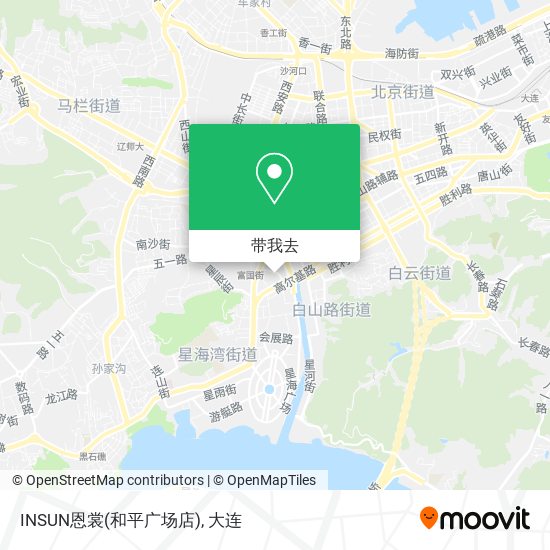 INSUN恩裳(和平广场店)地图