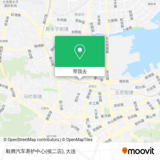 毅腾汽车养护中心(侯二店)地图