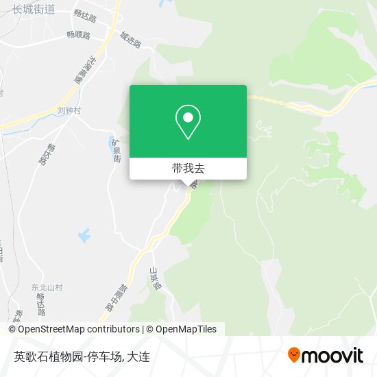 英歌石植物园-停车场地图