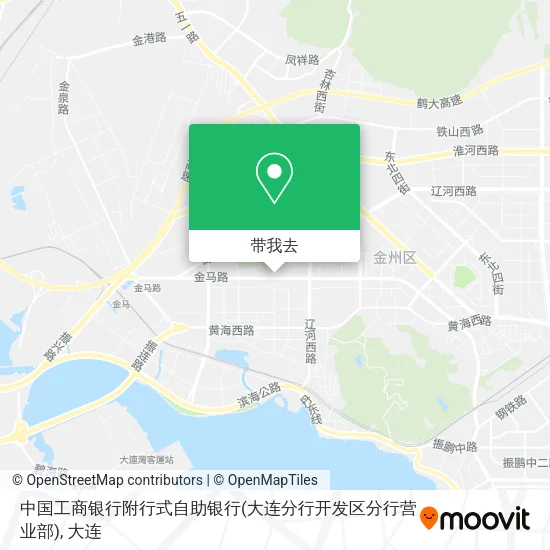 中国工商银行附行式自助银行(大连分行开发区分行营业部)地图