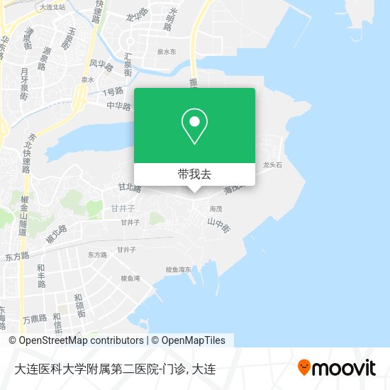 大连医科大学附属第二医院-门诊地图
