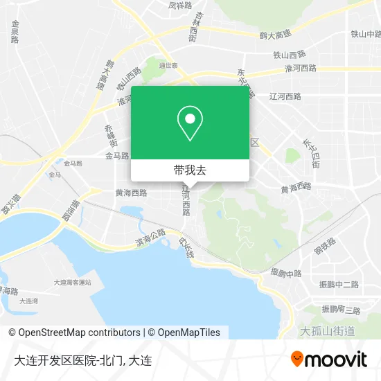 大连开发区医院-北门地图