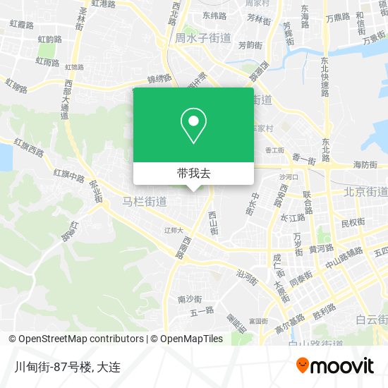 川甸街-87号楼地图