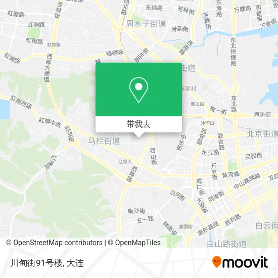 川甸街91号楼地图