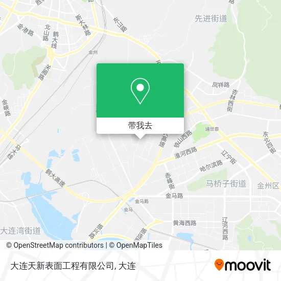 大连天新表面工程有限公司地图