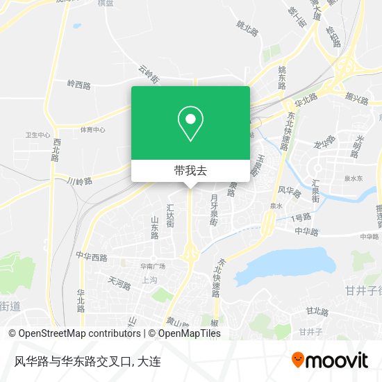 风华路与华东路交叉口地图