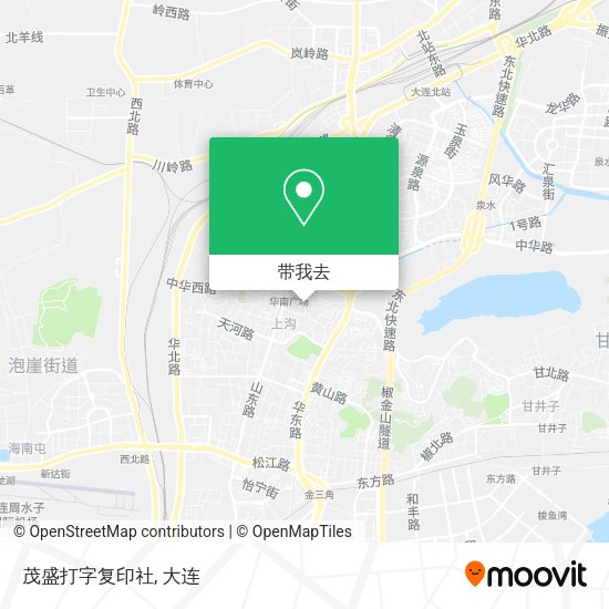 茂盛打字复印社地图