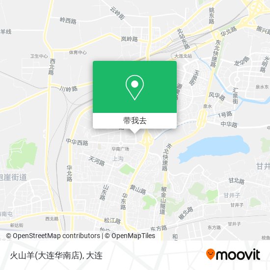 火山羊(大连华南店)地图