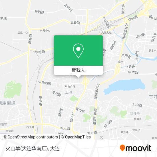 火山羊(大连华南店)地图