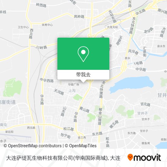 大连萨缇瓦生物科技有限公司(华南国际商城)地图