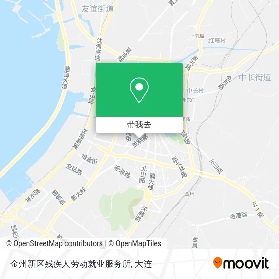 金州新区残疾人劳动就业服务所地图