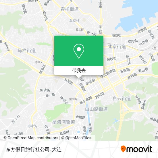东方假日旅行社公司地图