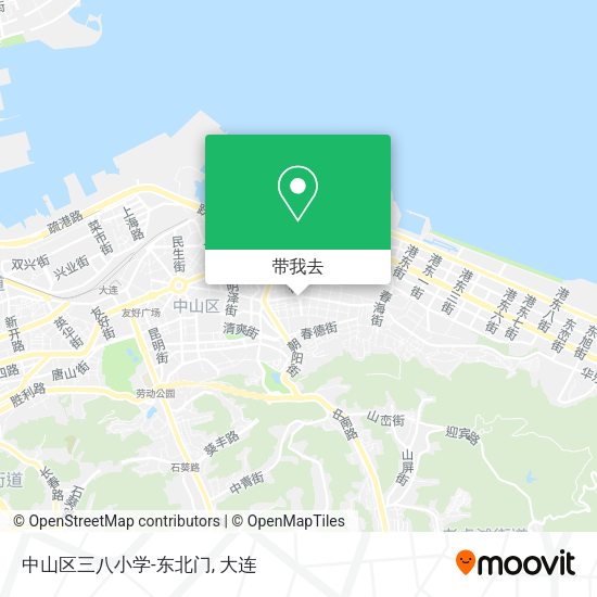 中山区三八小学-东北门地图