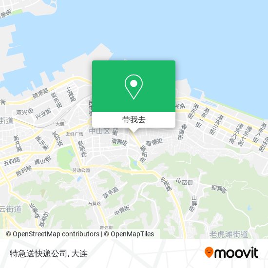 特急送快递公司地图