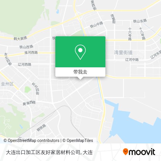 大连出口加工区友好家居材料公司地图