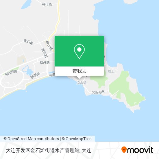 大连开发区金石滩街道水产管理站地图