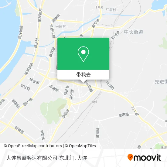 大连昌赫客运有限公司-东北门地图