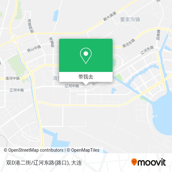 双D港二街/辽河东路(路口)地图