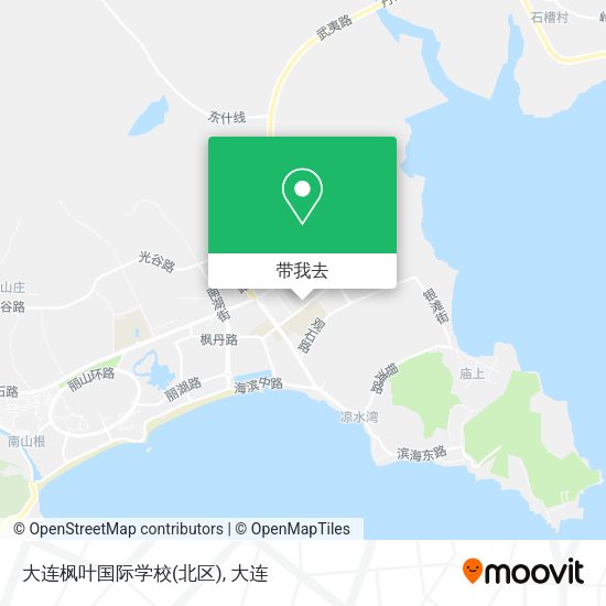 大连枫叶国际学校(北区)地图