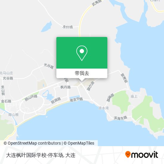 大连枫叶国际学校-停车场地图