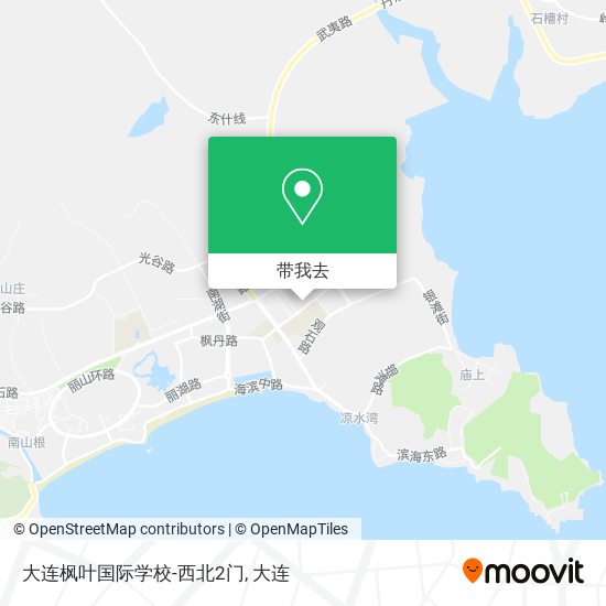 大连枫叶国际学校-西北2门地图